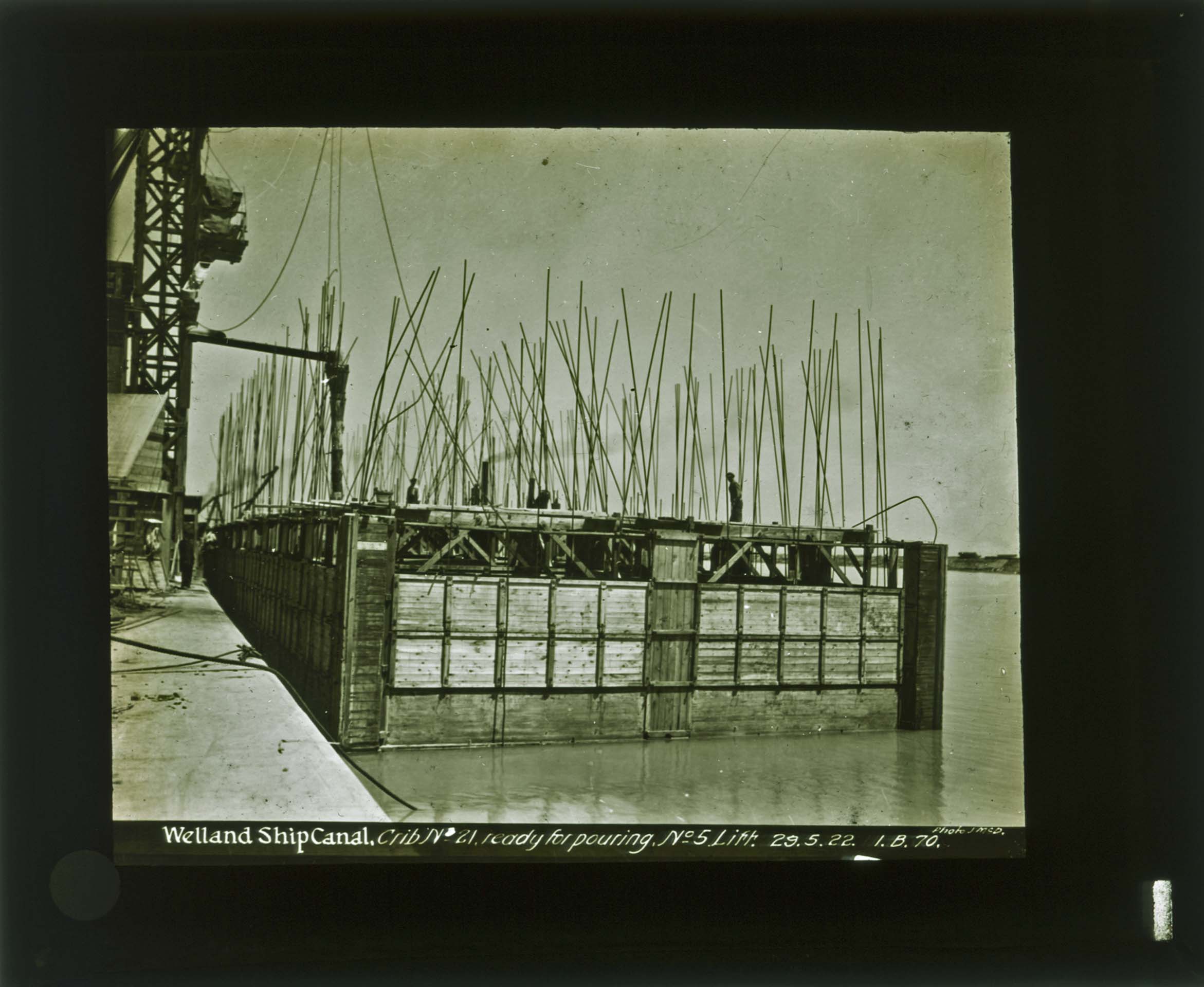 Crib no. 21 ready for pouring no.5 lift