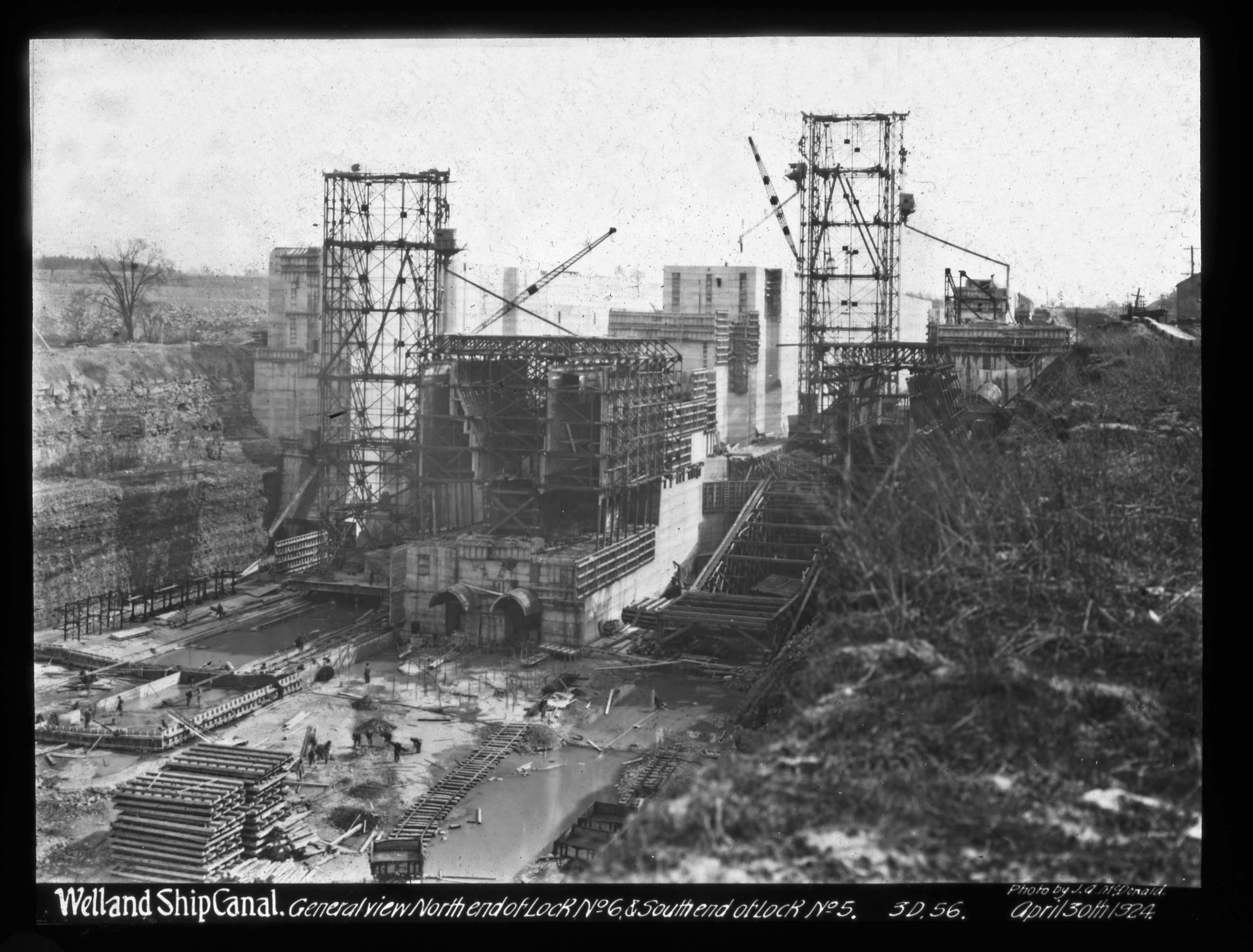 General View North end of Lock No 6 and South end of lock No 5