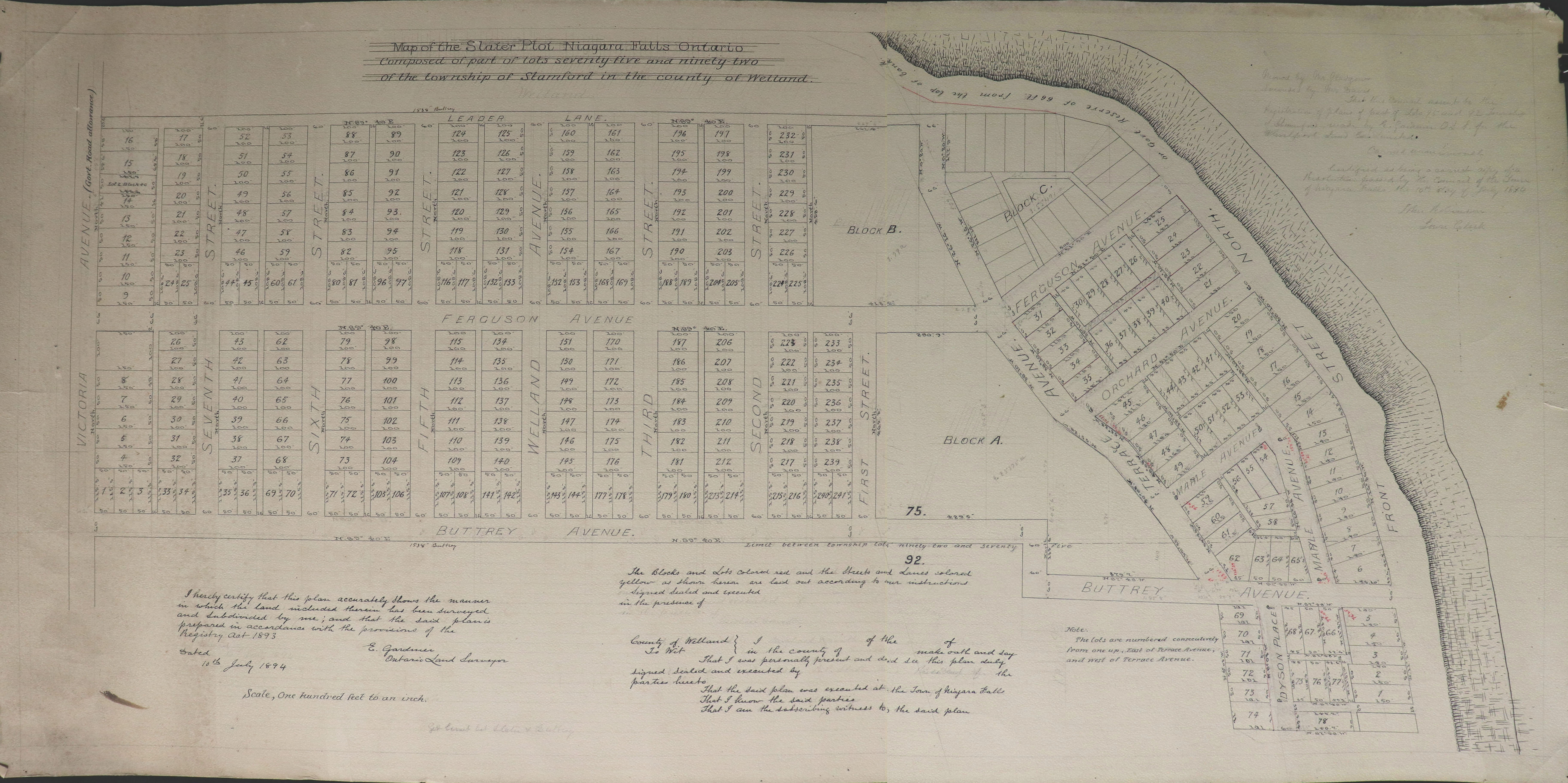 Map of the Slater Plot