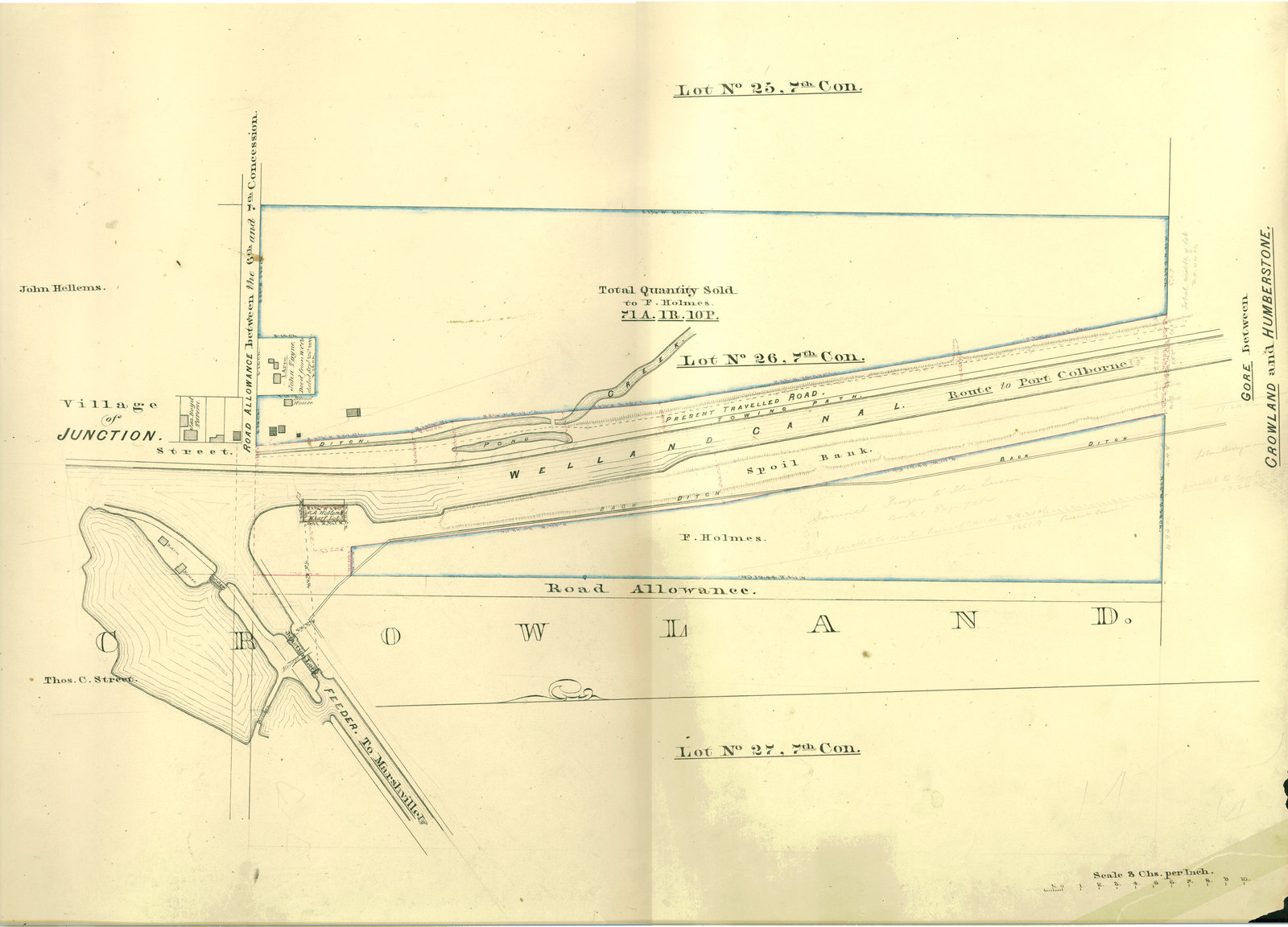 Village of Junction and Crowland Map 15